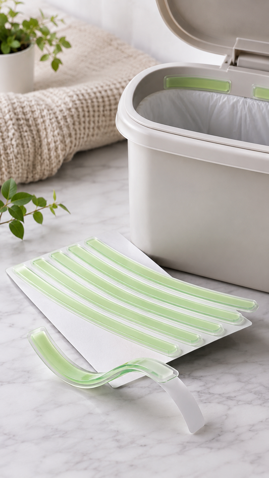 Stick-On Trash Can Deodorizer Gel Strips
