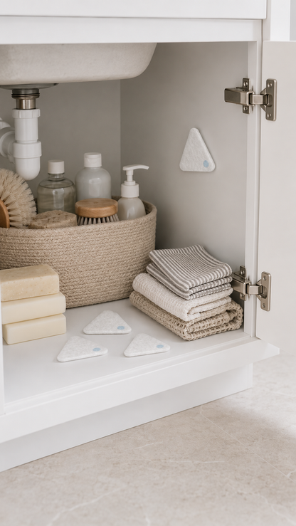 Stick-On Bathroom Freshening Pads