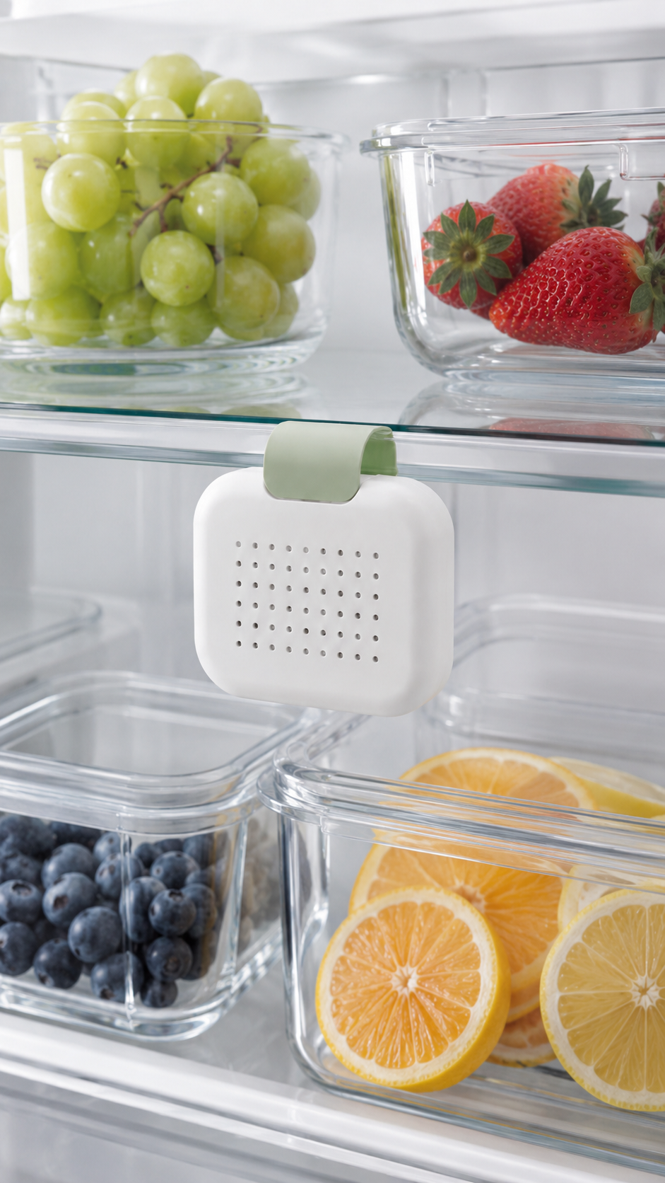 Clip-On Refrigerator Freshener Box