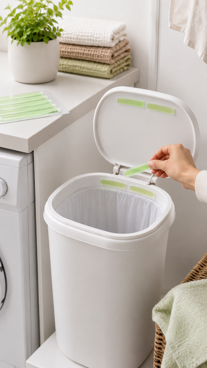 Stick-On Trash Can Deodorizer Gel Strips