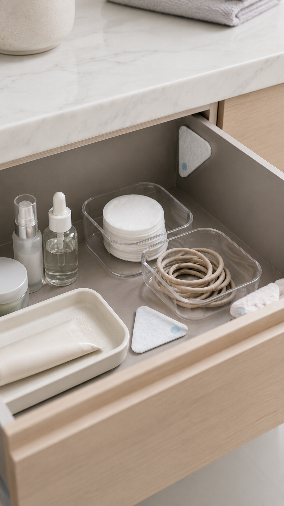Stick-On Bathroom Freshening Pads