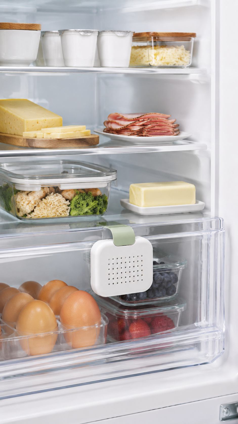 Clip-On Refrigerator Freshener Box
