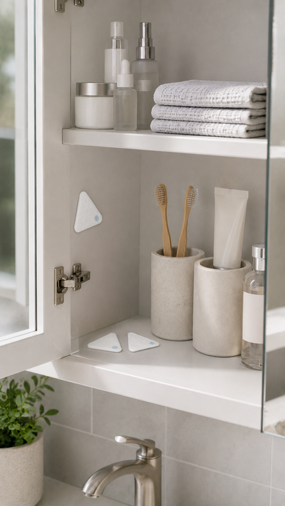 Stick-On Bathroom Freshening Pads