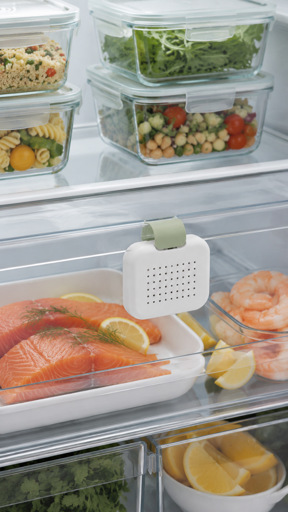 Clip-On Refrigerator Freshener Box