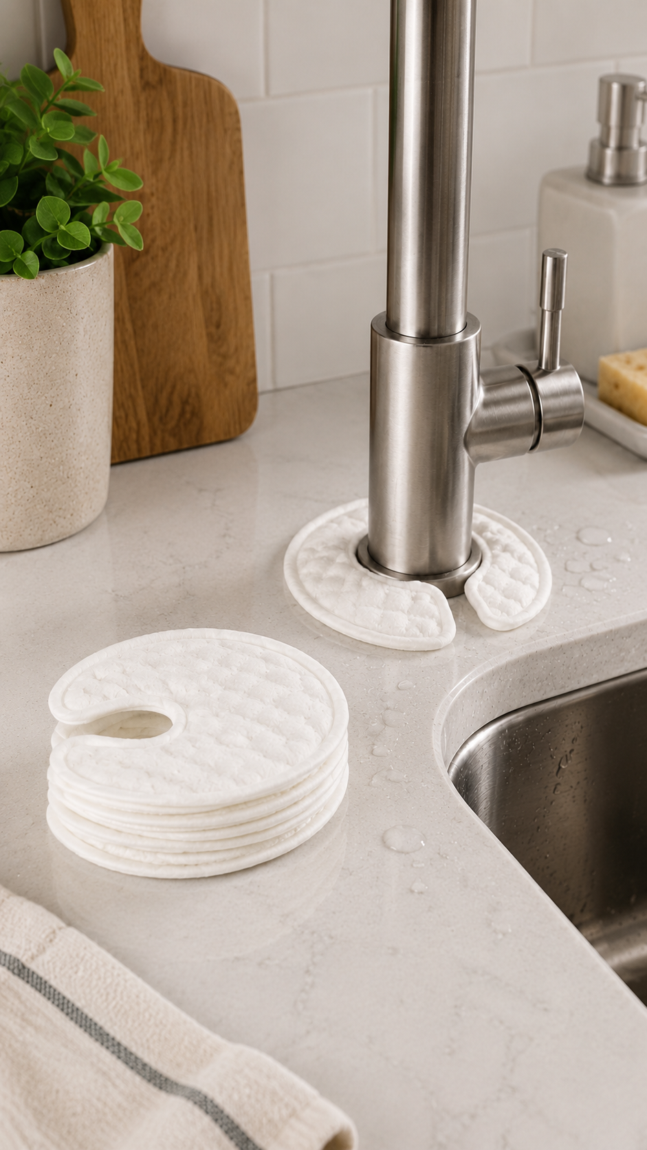 Faucet Base Absorbent Pads